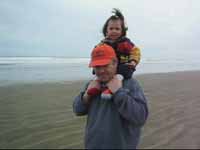 colin and ella @ 90 mile beach