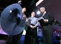 Frame from Channel 4 News video,
17 December 2004